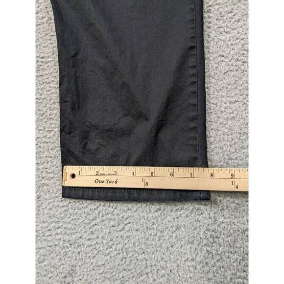 Brax Pants Mens 40x32 (Actual 37x31) Cooper Fancy Regular Chino Black - Picture 11 of 16